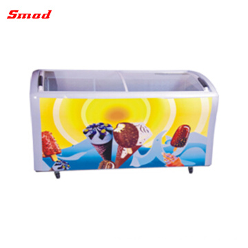 138-538L Supermarket Frozen Ice Cream Chest Showcase